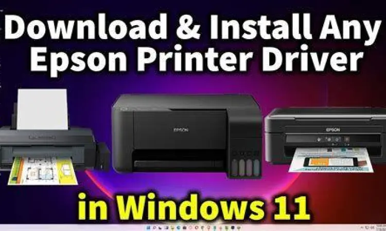 layar instalasi driver epson