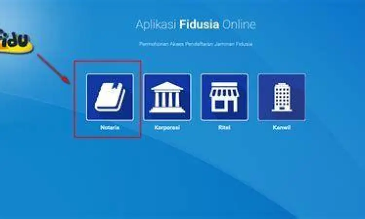 Layanan pendaftaran jaminan fidusia secara elektronik