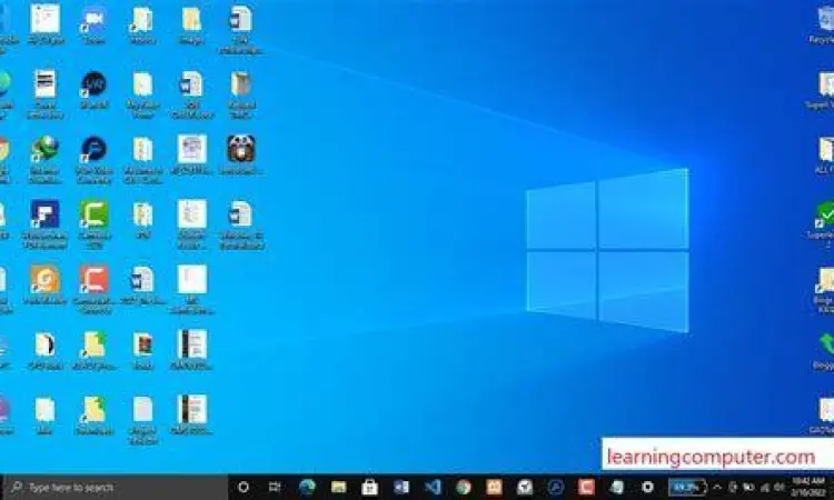 Windows 10 Interface Tampilan desktop Windows 10 32 bit yang ringan