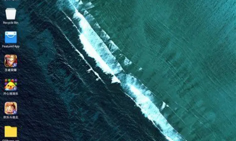 Tampilan Desktop Phoenix OS Antarmuka desktop Phoenix OS yang menyerupai Windows