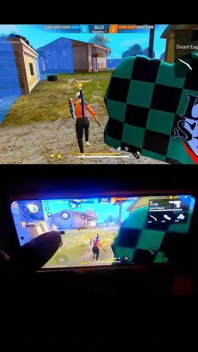 Handcam Pro Player Pemain pro free fire menunjukkan kecepatan tangan asli