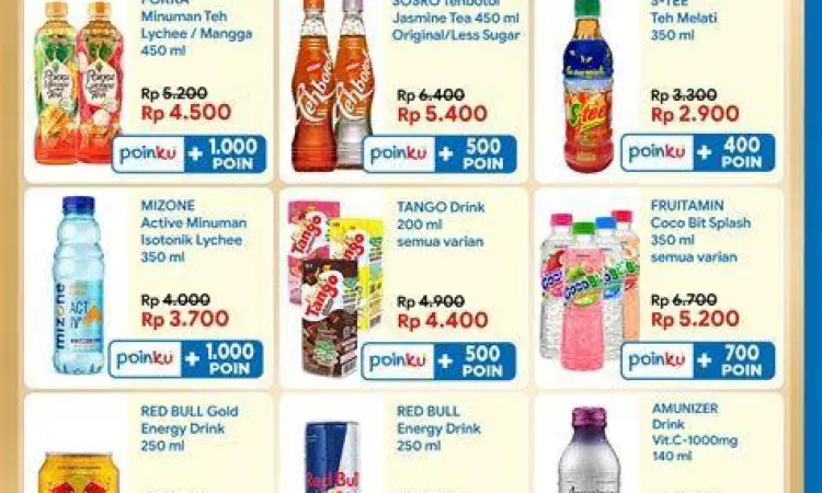 Halaman reward di aplikasi Indomaret Poinku