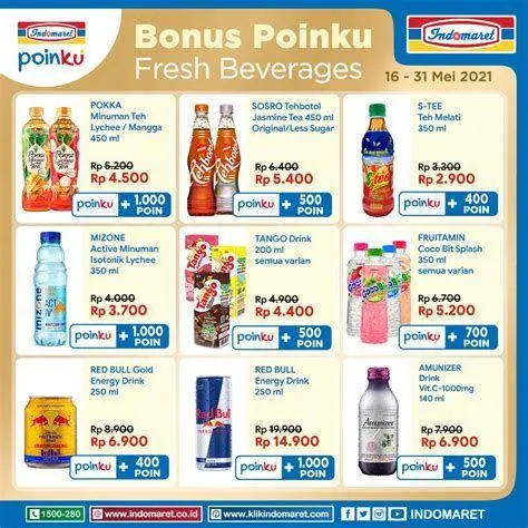 Koleksi Poin Indomaret Halaman reward di aplikasi Indomaret Poinku