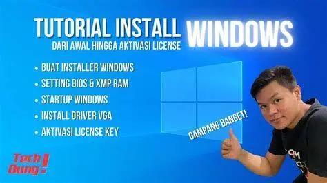 Tutorial Windows Tutorial langkah demi langkah instalasi Windows