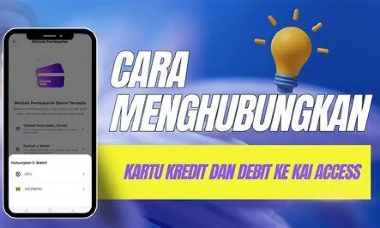 Pilihan pembayaran di aplikasi kereta api