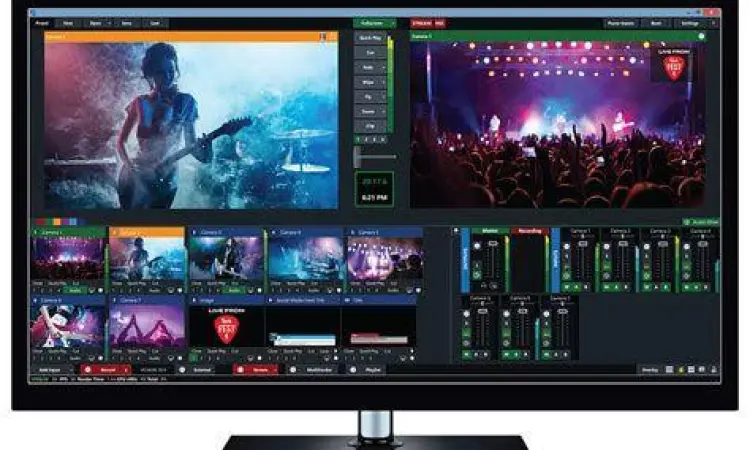 Tampilan Antarmuka Live Streaming Antarmuka interaktif aplikasi live streaming