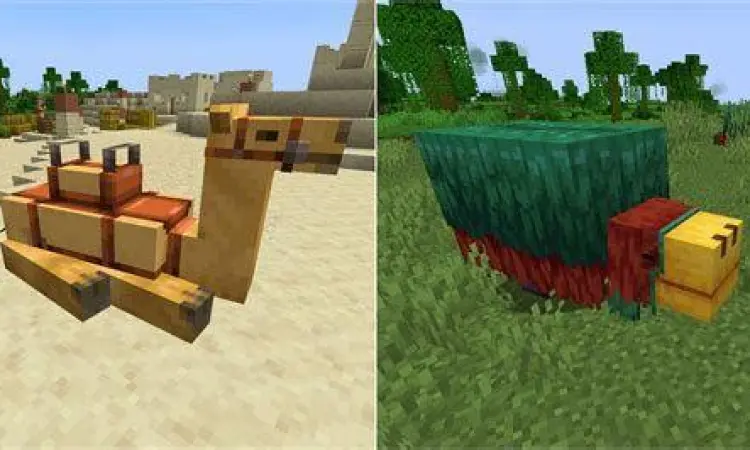 Mob Sniffer dan Unta di Minecraft 1.20