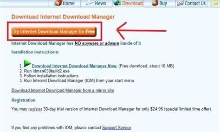 Situs Resmi Internet Download Manager Halaman resmi unduhan IDM