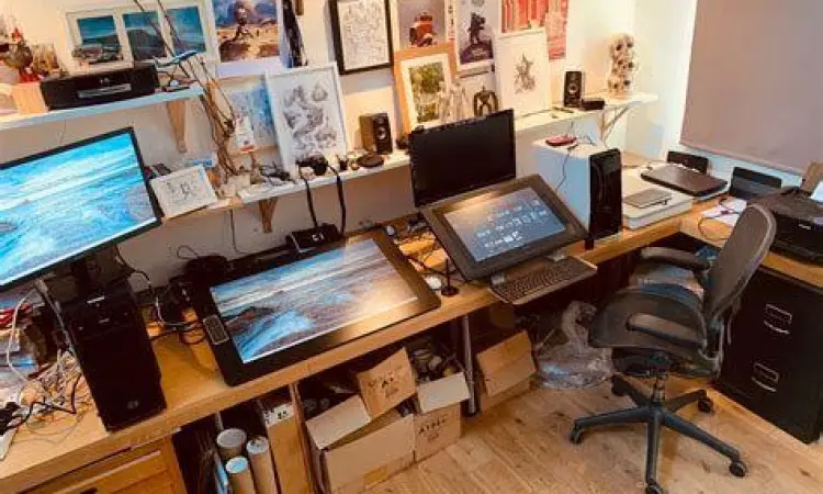 Studio digital art untuk menggambar anime