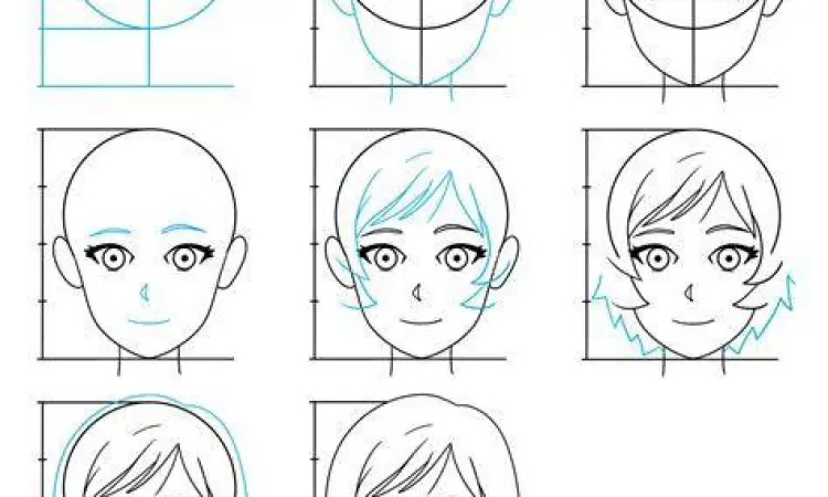 Tutorial langkah demi langkah menggambar anime digital