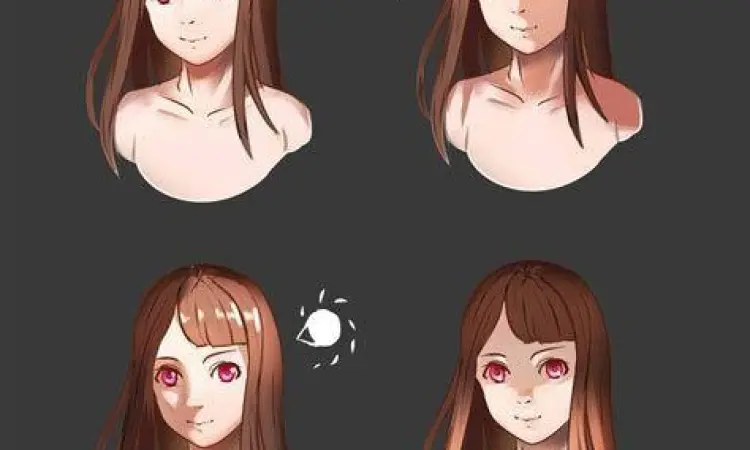 Teknik shading digital pada karakter anime