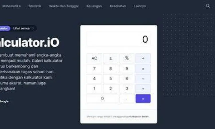Kalkulator Tahlilan Online Antarmuka aplikasi kalkulator tahlilan online