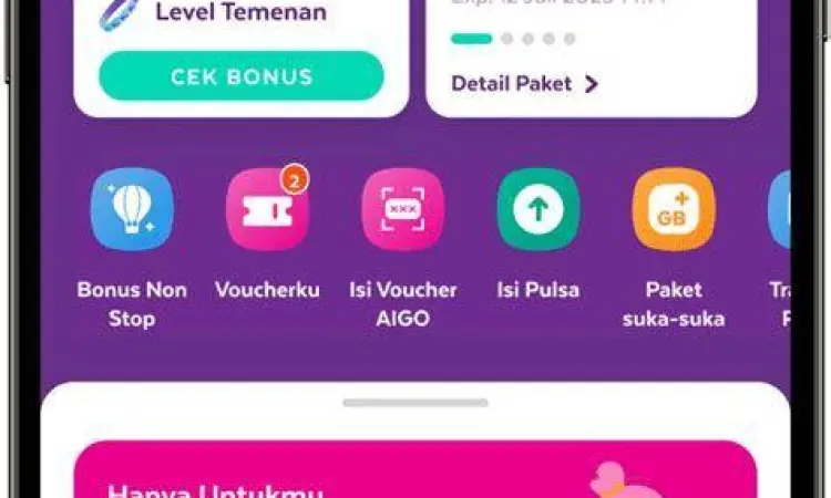 Promo Eksklusif Axisnet Promo menarik di dalam aplikasi Axisnet