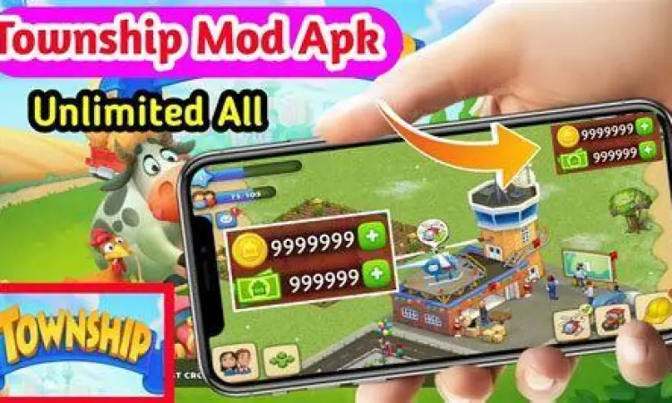 Unlimited Cash Township Tampilan saldo unlimited cash di Township Mod