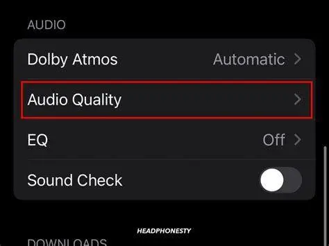 Audio Lossless Apple Music Pengaturan kualitas audio lossless di Apple Music