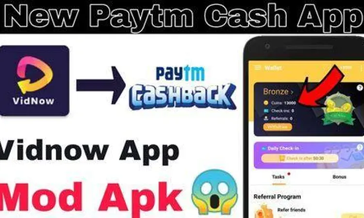 Bukti pembayaran saldo DANA dari Vidnow APK