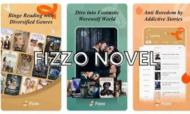 Tampilan aplikasi Fizzo Novel yang user-friendly