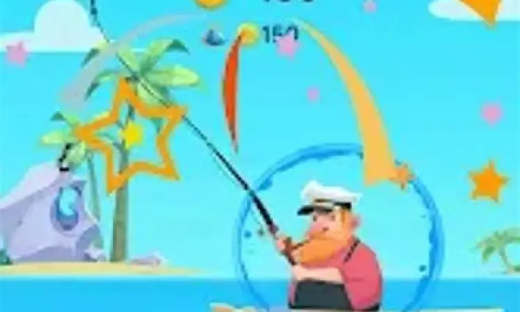 Memancing di laut dalam kail pancing mod apk