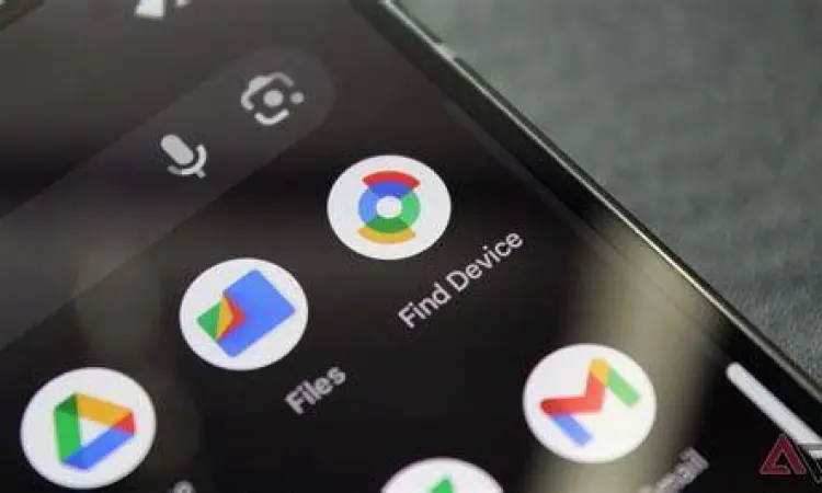 Google Find My Device Interface Antarmuka aplikasi Google Find My Device