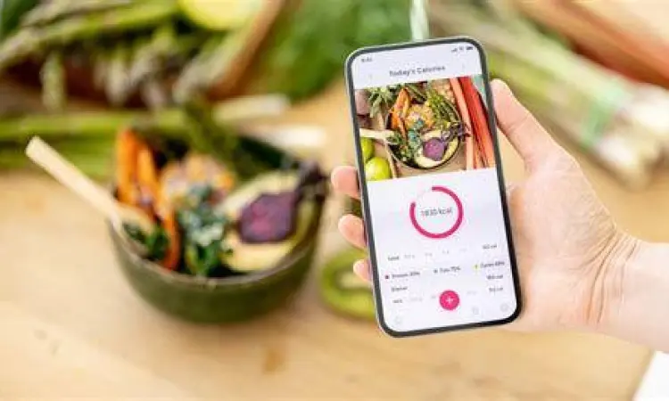 Antarmuka Aplikasi Nutrisi Tampilan antarmuka aplikasi tracker nutrisi digital