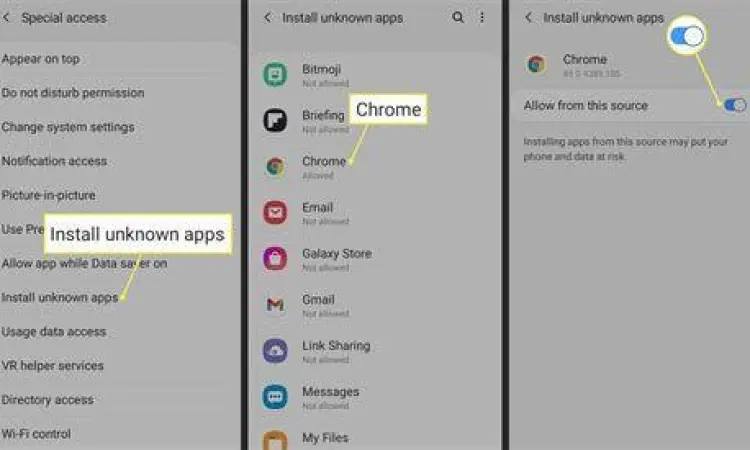Panduan Aktivasi Unknown Source Cara mengaktifkan sumber tidak dikenal di android