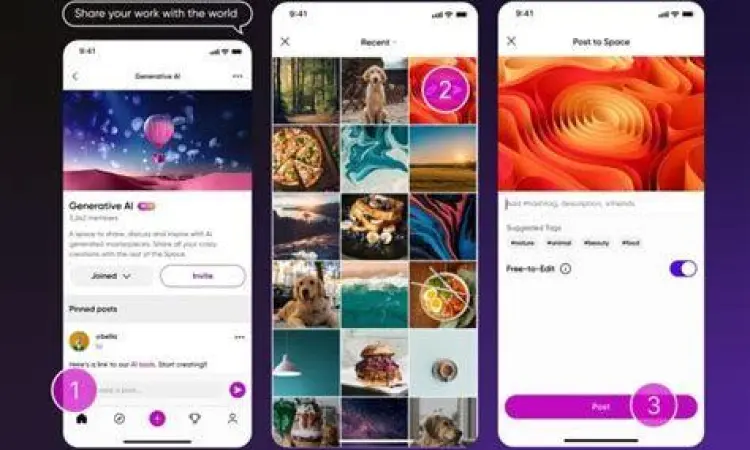 Fitur komunitas remix picsart