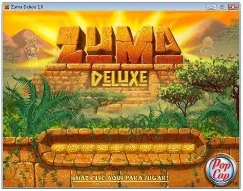 Atmosfer Estetika Zuma Seni bertema Aztek dalam game Zuma PC