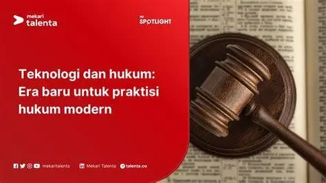 Inovasi Teknologi Hukum Representasi digitalisasi hukum dan teknologi peradilan