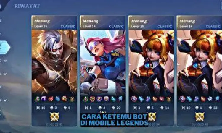 Matchmaking Bot MLBB Ilustrasi sistem matchmaking bot di Mobile Legends