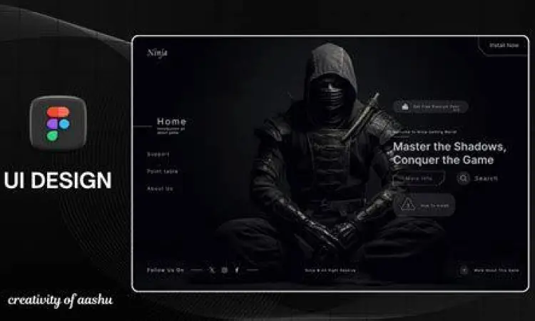 Desain antarmuka pengguna fap ninja