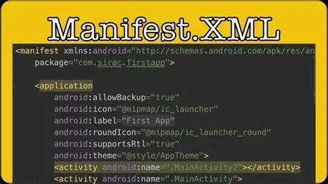 Edit Manifest XML Tutorial edit manifest XML Android