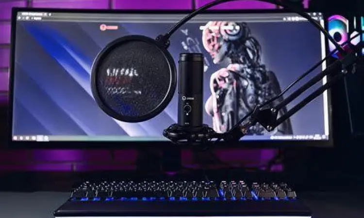 Pro Gaming Microphone Mikrofon gaming untuk kualitas suara jernih