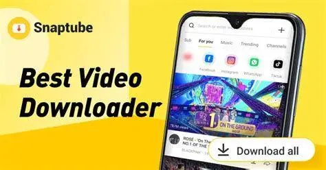 Interface Snaptube Downloader Tampilan antarmuka aplikasi pengunduh video Snaptube