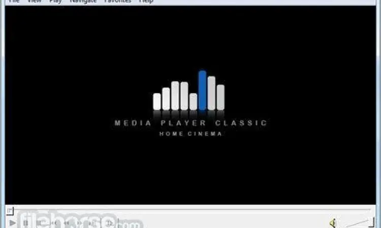 Media Player Classic HC Interface Tampilan Media Player Classic Home Cinema di Windows 10