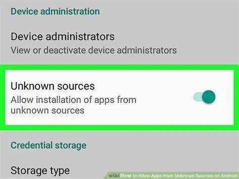Pengaturan Keamanan Android Cara mengaktifkan sumber tidak dikenal di Android