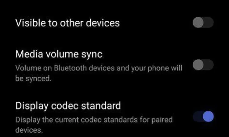 Pengaturan visibilitas Bluetooth di HP Android