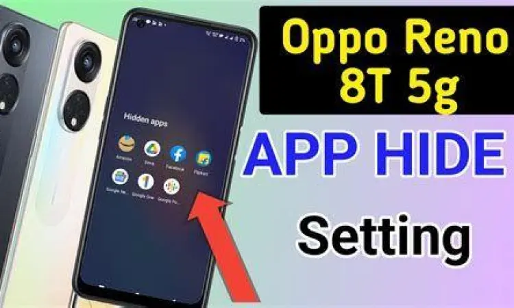 Cara memilih aplikasi untuk disembunyikan di Oppo
