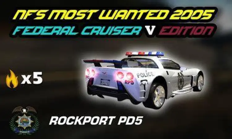 Polisi Corvette NFS MW Kejar-kejaran mobil Corvette polisi di NFS Most Wanted