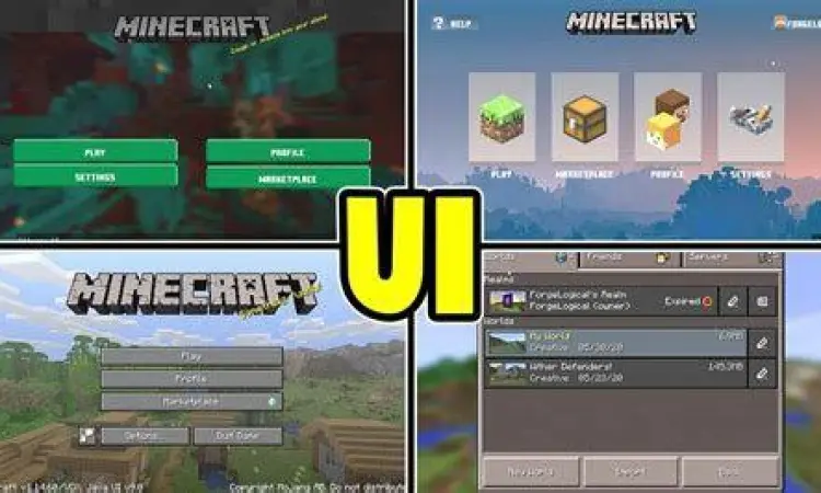 Pembaruan UI Minecraft Perbaikan antarmuka pengguna di Minecraft 1.19.73