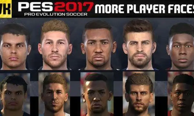 wajah pemain pes 2017 pc