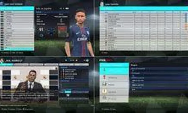 tampilan menu download pes 2017 pc