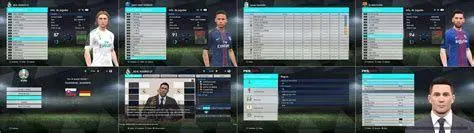 Menu PES 2017 Mod tampilan menu download pes 2017 pc