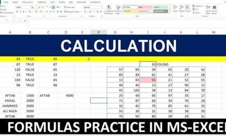 Daftar rumus populer di excel dan spreadsheet