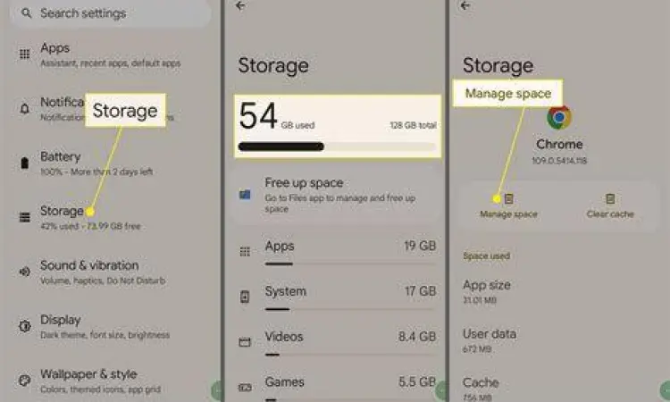 Manajemen Penyimpanan WPS Office Pengaturan penyimpanan aplikasi WPS Office di Android