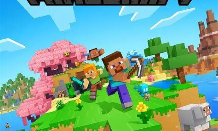 Halaman resmi download Minecraft di Play Store