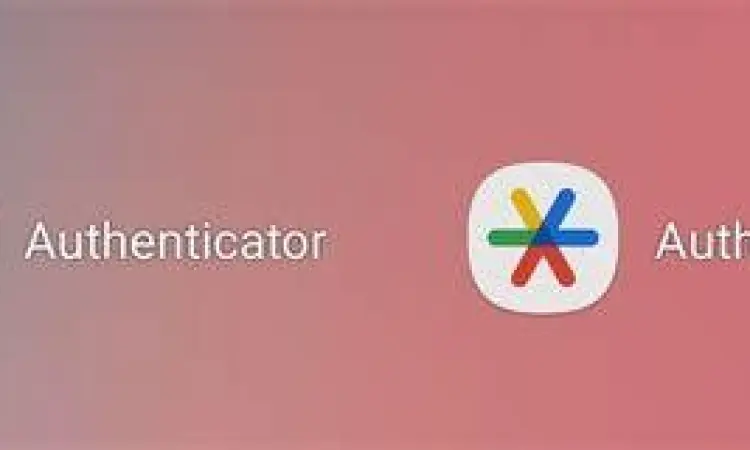 Perbandingan antarmuka Google dan Microsoft Authenticator
