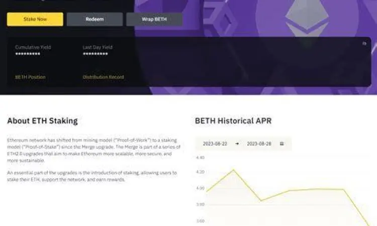 Passive Income di Binance Tampilan menu Binance Earn