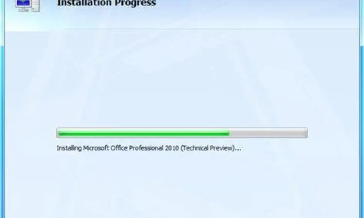 Instalasi Office 2010 Proses instalasi Microsoft Office 2010