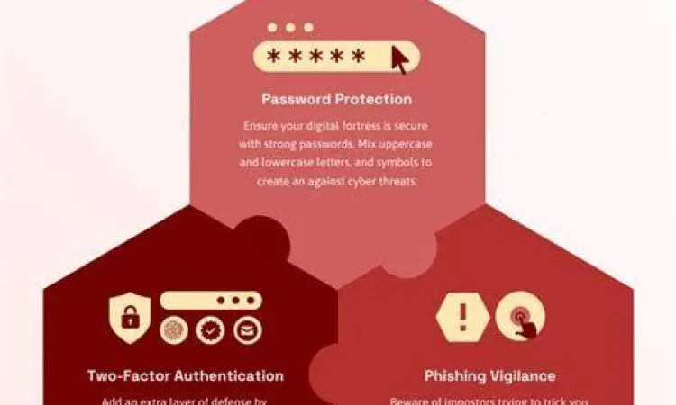 Proteksi Identitas Online Ilustrasi perlindungan identitas digital