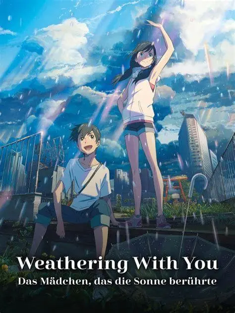 Visual Cuaca Sinematik Visualisasi cuaca terinspirasi film Weathering With You
